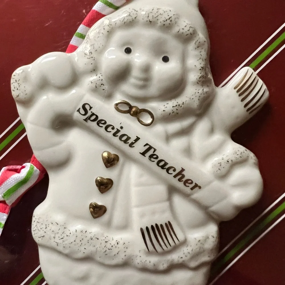 Lenox NWT Special Teacher Christmas Ornament